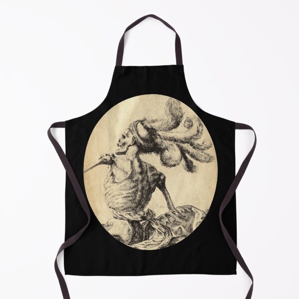 Item preview, Skeleton Death Riding on Horse through Battlefield Goth Day of the Dead Dia de Los Muertos designed and sold by MOP-tees.