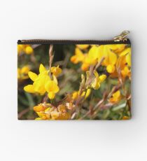 Yellow Springtime Wildflowers Studio Pouch