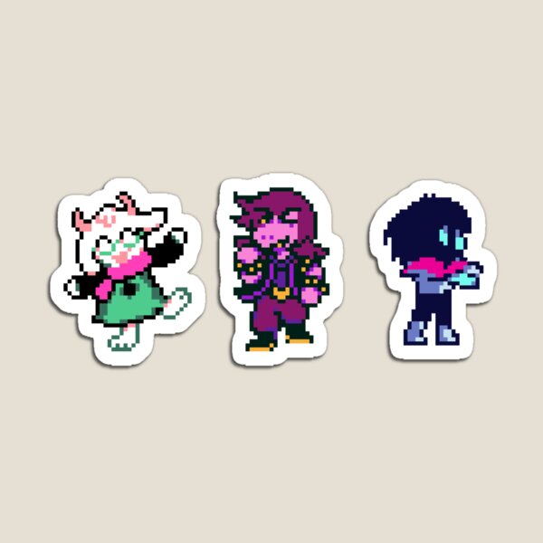 Vista previa del artículo con la obra «DELTARUNE Capítulo 2 - ¡Trio ha vuelto!», diseñado y vendido por Puppy-.