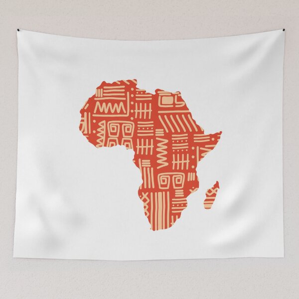 Item preview, Africa Map| Ethnic Pattern designed and sold by Alarasboy.