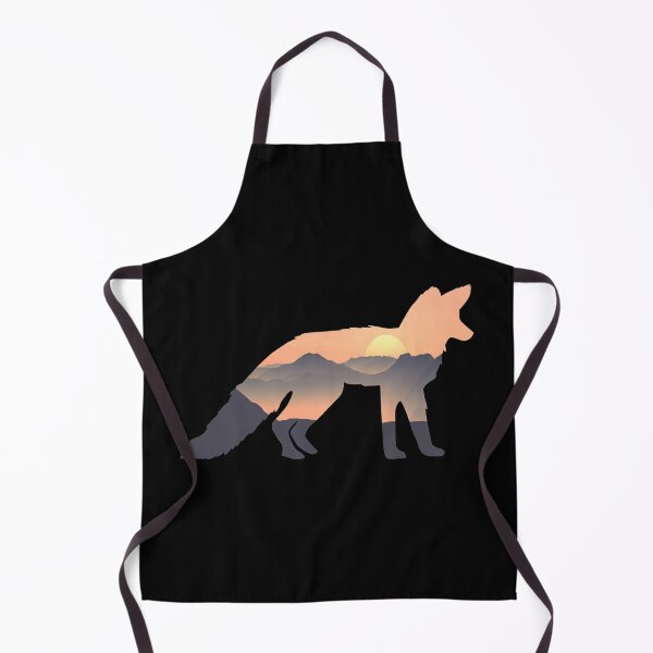 Artikelvorschau, Fuchs Silhouette Sonne Berg Geschenk entworfen und verkauft von alaechamlal.
