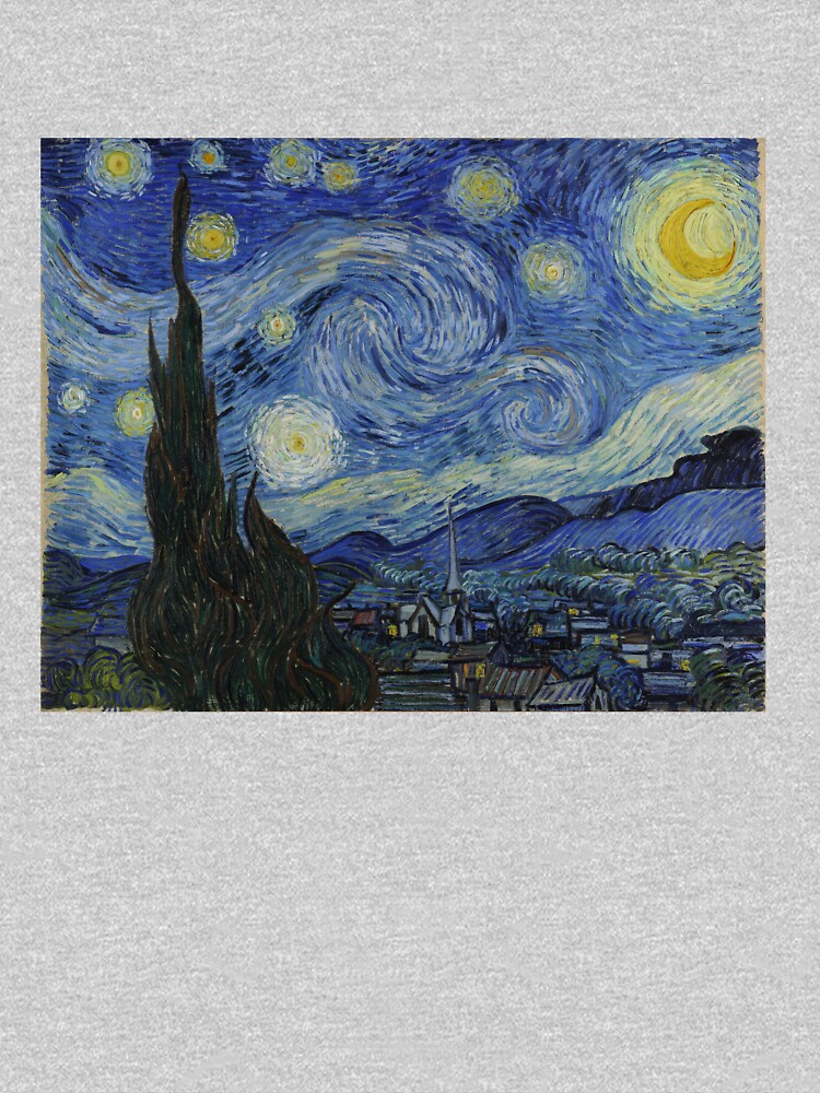 Thumbnail 5 of 5, Kids Pullover Hoodie, Starry Night (Vincent van Gogh) designed and sold by dzdn.