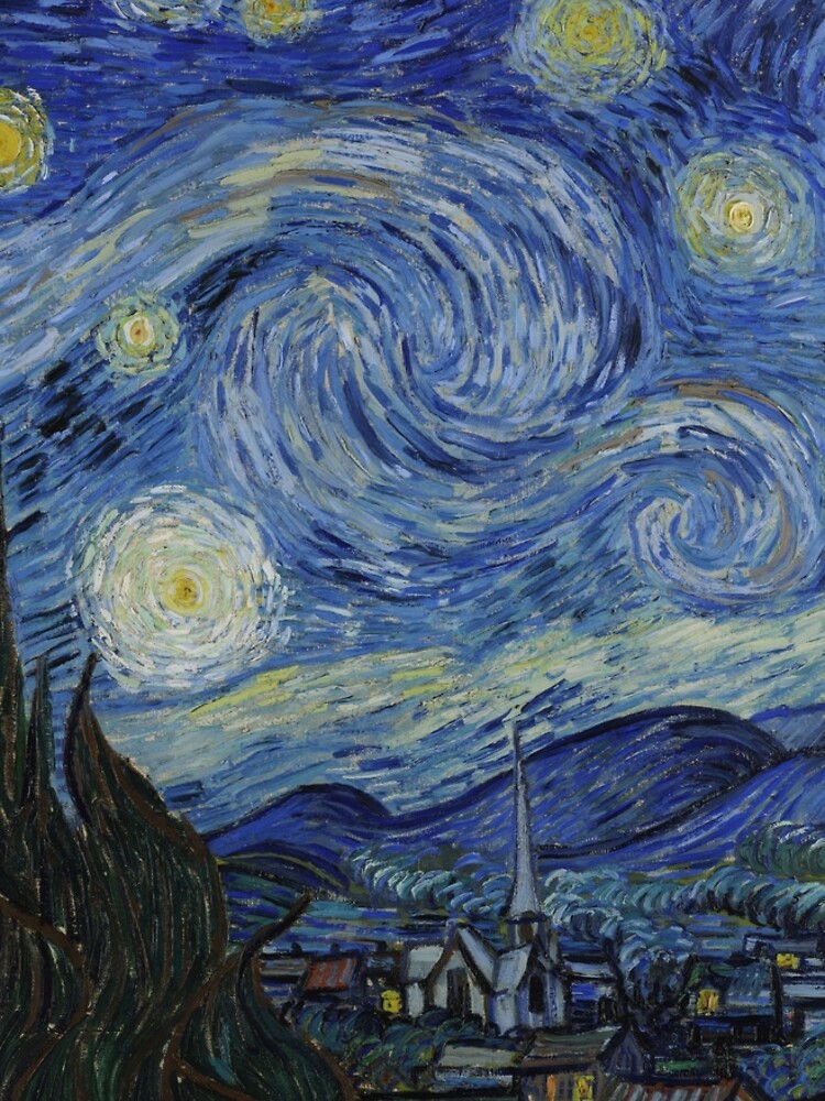 Starry Night (Vincent van Gogh) by dzdn
