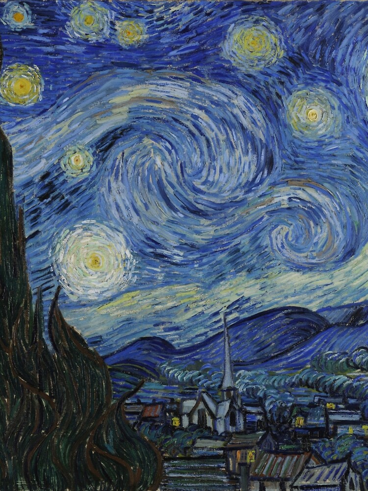 Starry Night (Vincent van Gogh) by dzdn