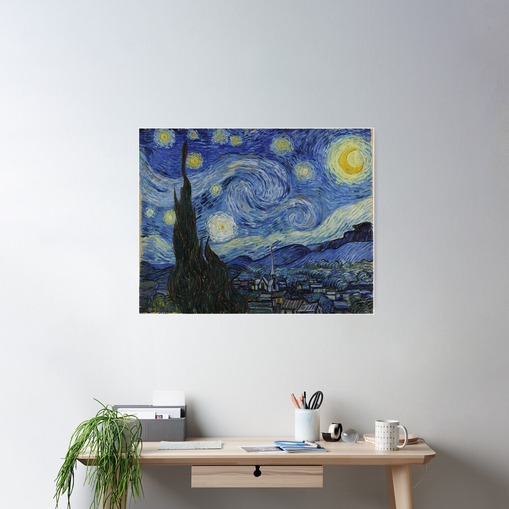 Starry Night (Vincent van Gogh) Poster