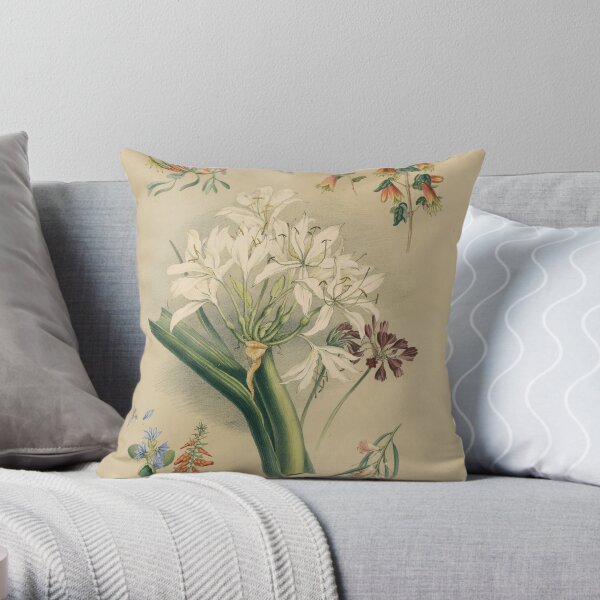South Australian Botany - native flowers Throw Pillow