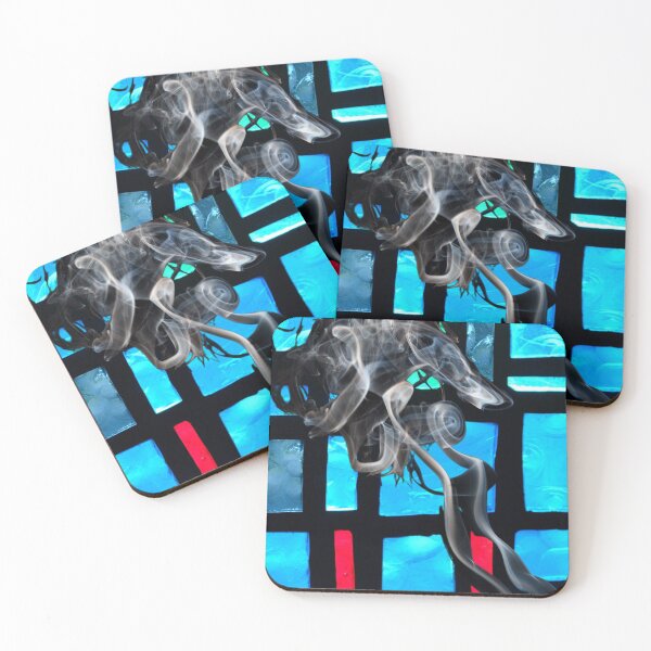 Item preview, abstract pattern blue cubism seamless pattern designed and sold by chuckletuckle.