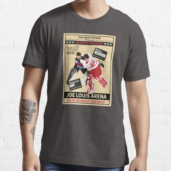 Joe Louis Arena Men's Red T-Shirt - Vintage Detroit Collection