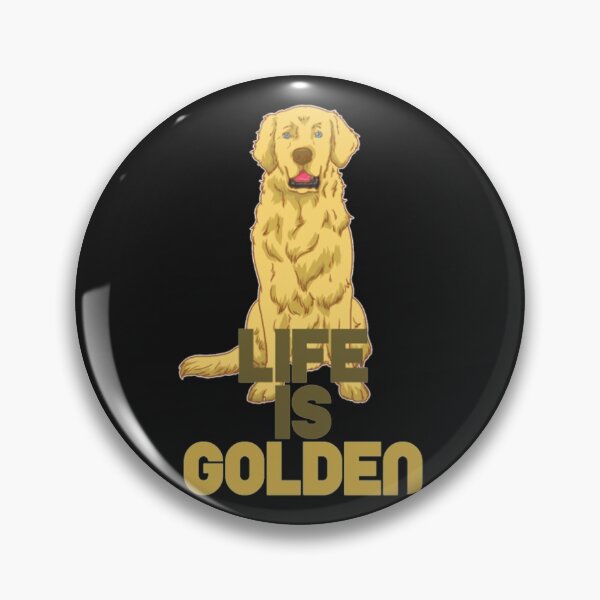 Item preview, Life is Golden Retriever heart designed and sold by Clavitaps.
