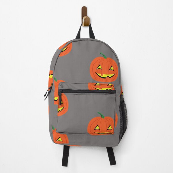 Item preview, Funny Spooky Orange Halloween Pumpkin Halloween Pattern Print designed and sold by silviaol.