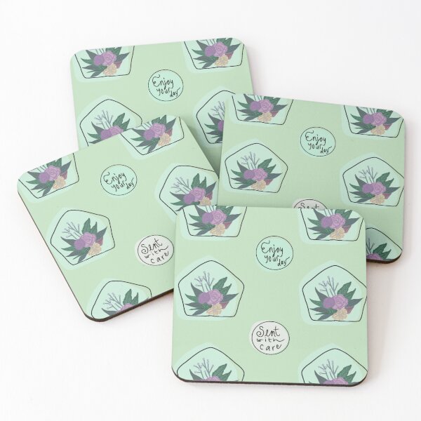 Item preview, sent with care flowers designed and sold by buzzcutart.