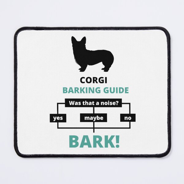 Item preview, corgi barking guide designed and sold by promisesarelies.