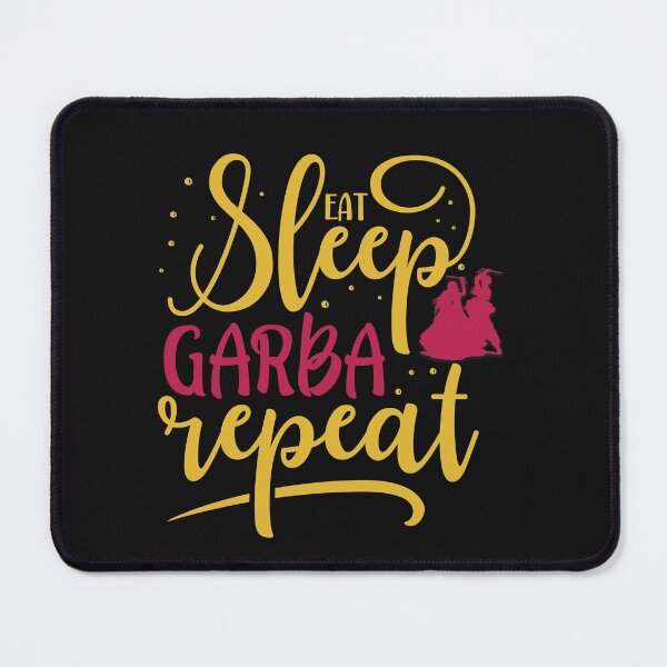 Item preview, Eat Sleep Garba Repeat designed and sold by DesiBoli.