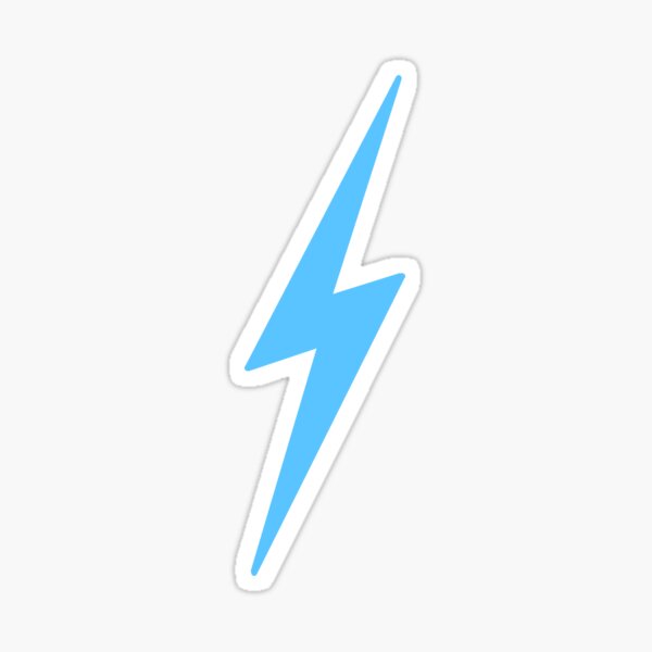Item preview, blue lightning bolt designed and sold by Morgancreations.