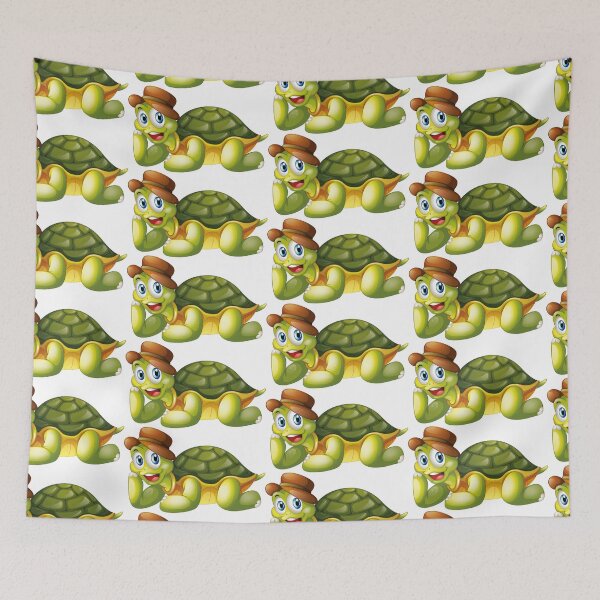 Item preview, Ocean Sea Turtle - Cowboy Turtle designed and sold by so01.