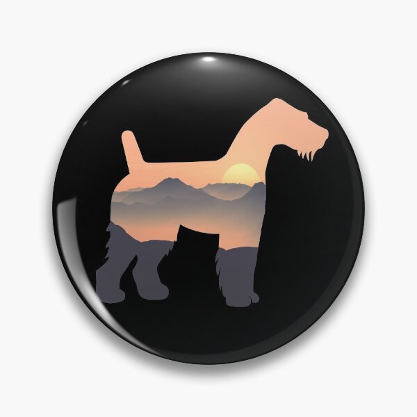 Item preview, Fox Terrier Dog Silhouette Sun Mountain Gift designed and sold by alaechamlal.