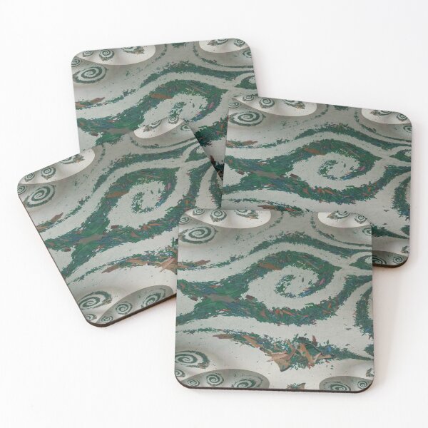 Item preview, Volksbolts/KABFA Designs Green Swirl Pattern  designed and sold by KABFA Designs.