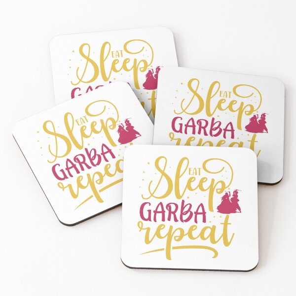 Item preview, Eat Sleep Garba Repeat designed and sold by DesiBoli.