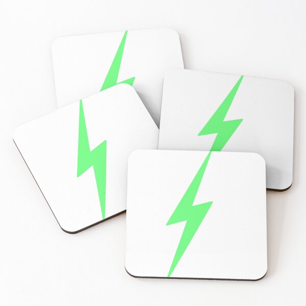 Item preview, Green lightning bolt designed and sold by Morgancreations.