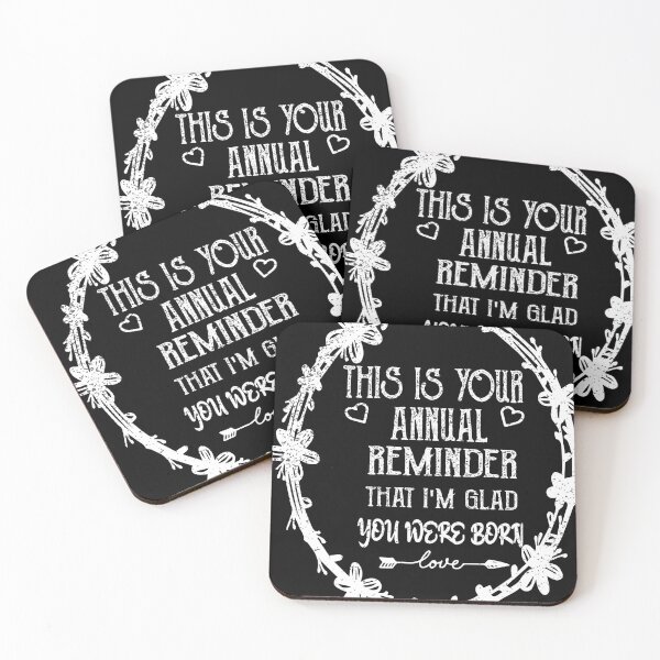 Item preview,  Annual Reminder Snarky Birthday  designed and sold by ilias13.