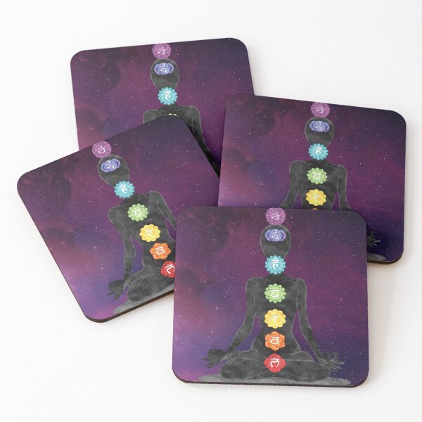 Item preview, Namaste & 7 Chakras Graphic Art  designed and sold by Compass and a Camera.
