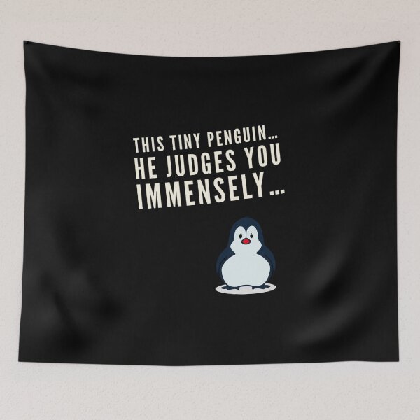 Item preview, Judging Penguin designed and sold by TheUnknown93.