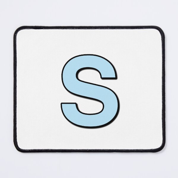 Item preview, Blue letter S designed and sold by Ninja Design Printable.
