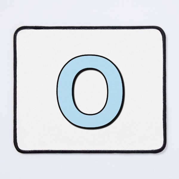 Item preview, Blue letter O designed and sold by Ninja Design Printable.