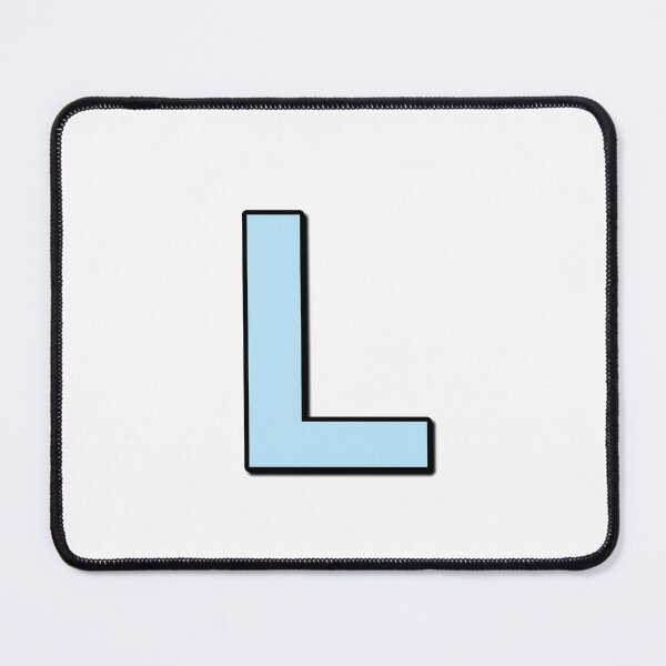 Item preview, Blue letter L designed and sold by Ninja Design Printable.