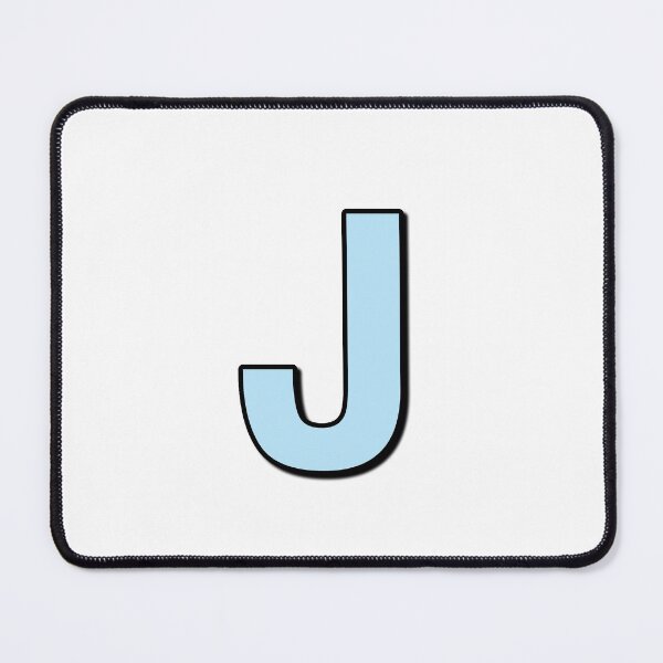 Item preview, Blue letter J designed and sold by Ninja Design Printable.