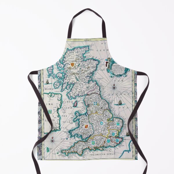 Item preview, Saxon Heptarchy Map - Jansson and Saxon 1600 - Ancient Worlds designed and sold by Culturio.