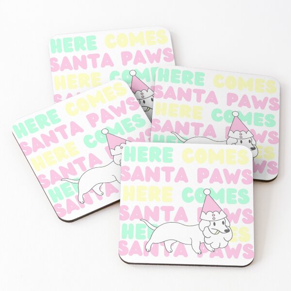 Item preview, Here Comes Santa Paws designed and sold by thefinishedswan.