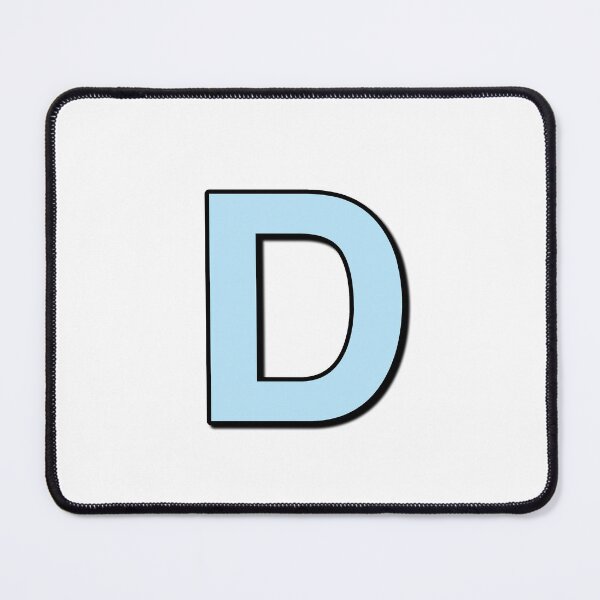 Item preview, Blue letter D designed and sold by Ninja Design Printable.