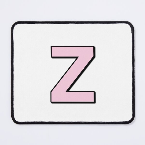 Item preview, Pink letter Z designed and sold by Ninja Design Printable.