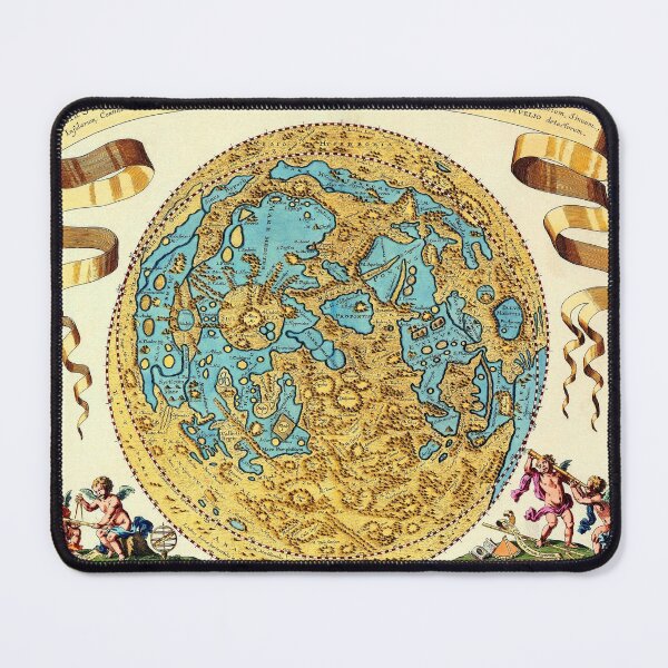 Item preview, Moon Map 1696 - Johannes Hevelius - Selenographia designed and sold by Culturio.