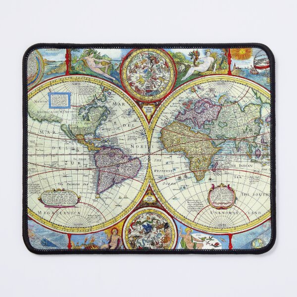 Item preview, Accurate Map of the World 1627 - John Speed - Ancient Maps designed and sold by Culturio.