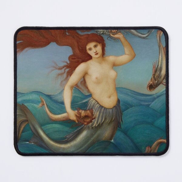Item preview, Burne-Jones' "A Sea Nymph" designed and sold by laurens-doodles.
