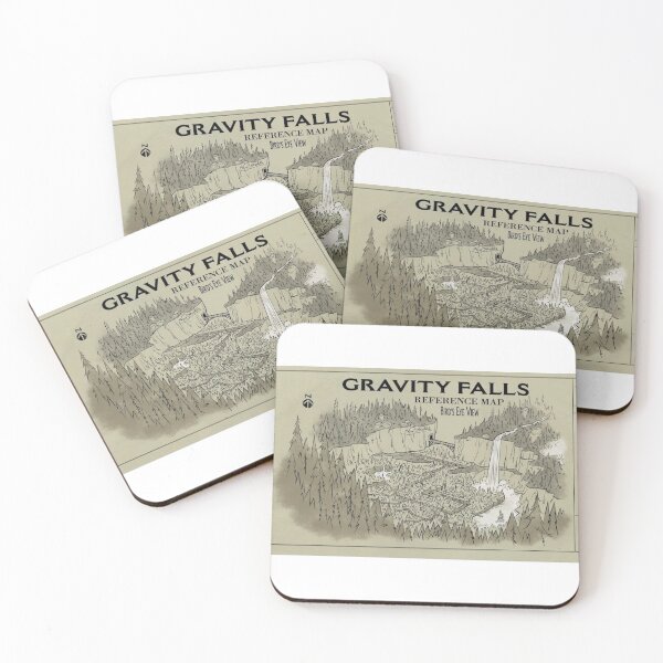 Item preview, Gravity Falls Map designed and sold by ettalynn.