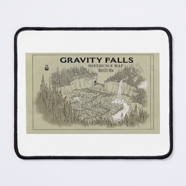 Item preview, Gravity Falls Map designed and sold by ettalynn.