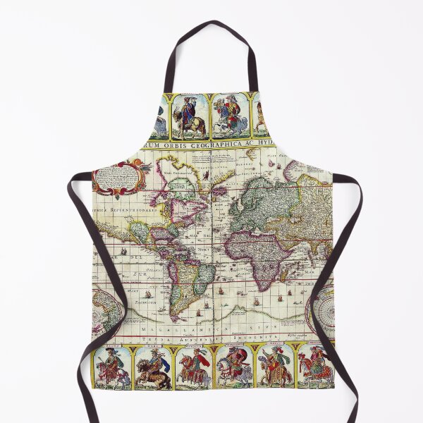 Item preview, Map of the World 1652 - Claes Jansz Visscher - Ancient Worlds designed and sold by Culturio.