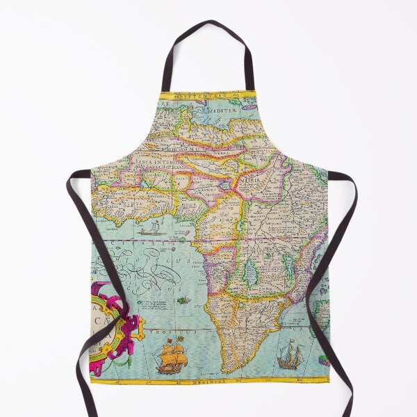 Item preview, African Map 1610 -  Jodoco Hondio - Ancient Worlds designed and sold by Culturio.