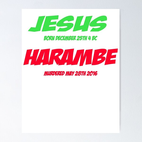 Item preview, jesus was born harambe was murdered designed and sold by earlstevens.