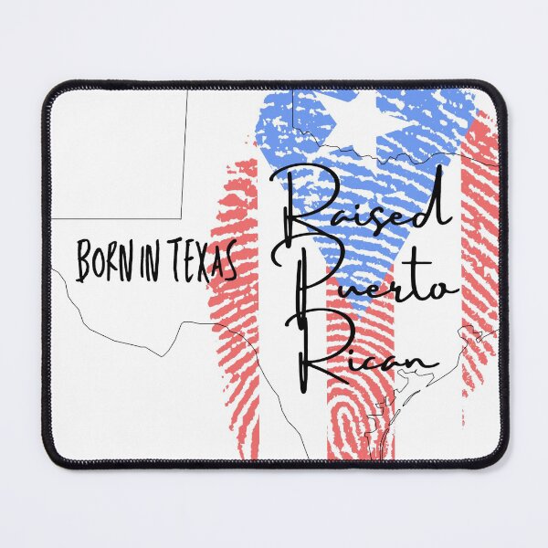 Item preview, Born In Texas, Raised Puerto Rican designed and sold by CBNetwork.