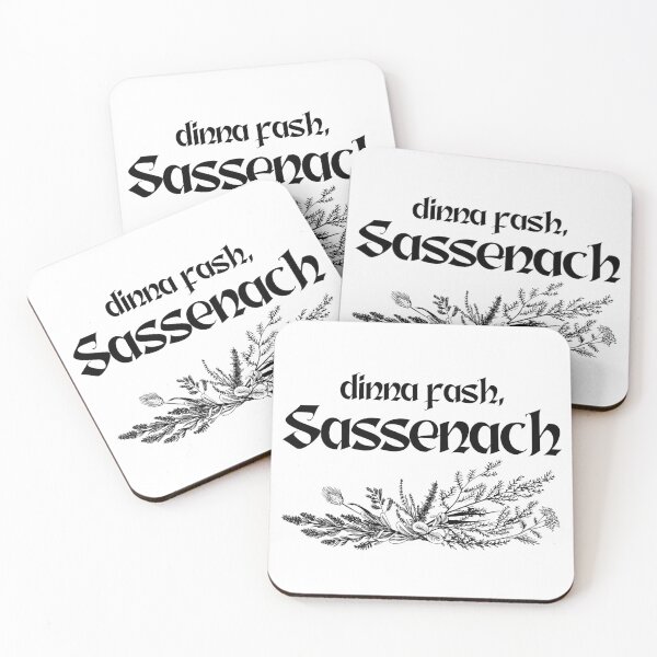 Aperçu de l'œuvre Outlander Dinna Fash, Sassenach créée et vendue par rebekahandco.