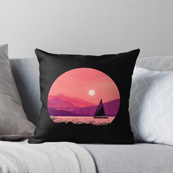 Item preview, Sail boat on lake at sunset designed and sold by RafaelLima7.