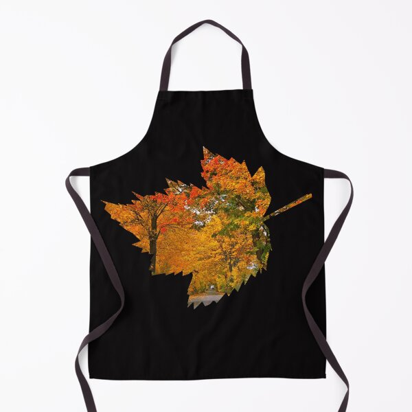 Item preview, leaf silhouette with autumn scene - fall designed and sold by Jessi-Sketches.