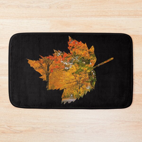 Item preview, leaf silhouette with autumn scene - fall designed and sold by Jessi-Sketches.