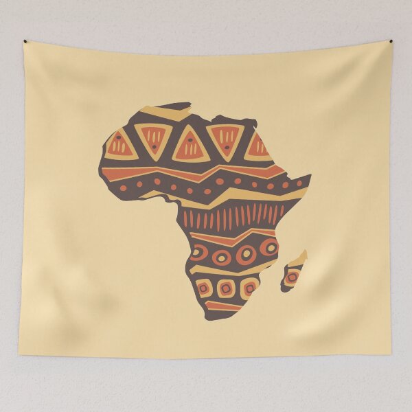 Item preview, Africa Map| Ethnic Pattern designed and sold by Alarasboy.