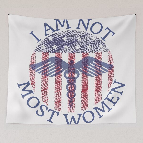 Item preview, I am not most women, American flag design designed and sold by Auntieck.