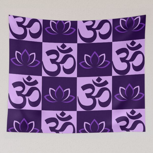 Item preview, Ohm Lotus Shades of Purple Medium pattern  designed and sold by barronangMedia.